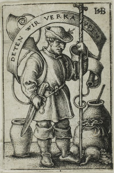 pazar köylüsü by Hans Sebald Beham