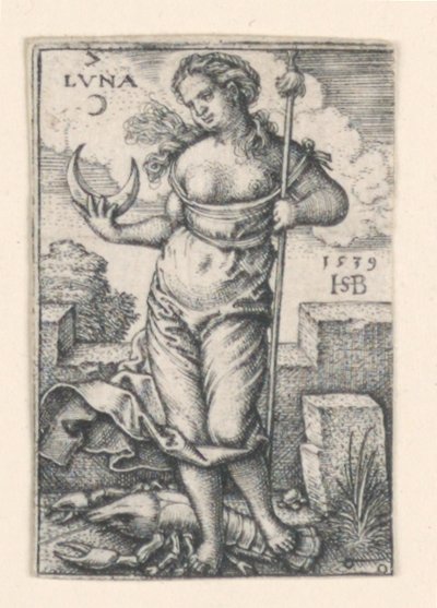 Yedi Gezegenden Ay by Hans Sebald Beham