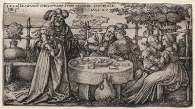 Müsrif Oğul: Servetini Boşa Harcamak by Hans Sebald Beham
