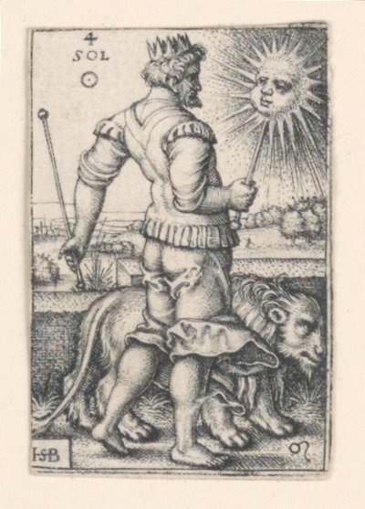 Yedi Gezegenden Güneş by Hans Sebald Beham