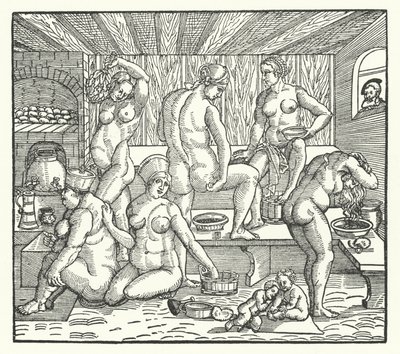 Kadınlar banyo by Hans Sebald Beham