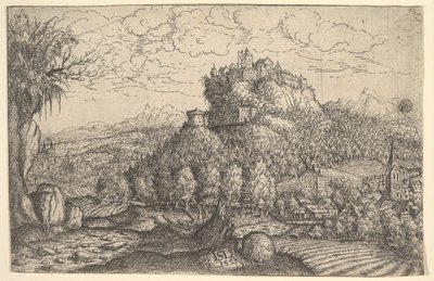 Manzara, 1553. by Hans Sebald Lautensack