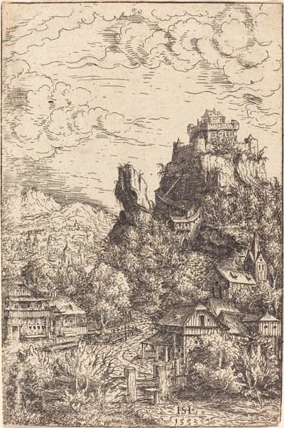 Kaleli Manzara, 1553. by Hans Sebald Lautensack