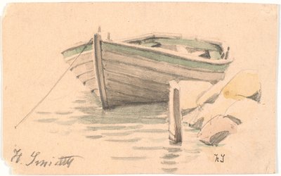 Bir kürek teknesi by Hans Smidth
