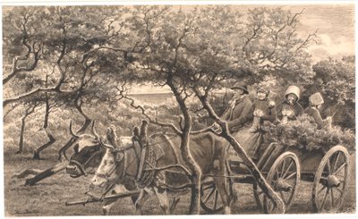 Saplı araç. Çalı boyunca. çekiç balığı by Hans Smidth