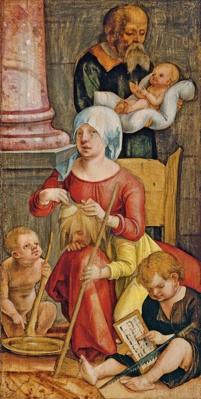 Mary Salome ve ailesi, 1515 by Hans Suess Kulmbach