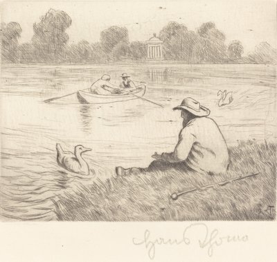 Sakin Gezi by Hans Thoma