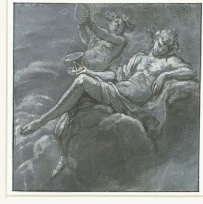 Bir suluk ve bir Sileen ile Bacchus by Hans Ulrich Franck