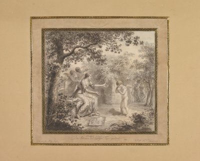 Aşk tanrısının hilesi, 1792. by Hans Veit Friedrich Schnorr von Carolsfeld