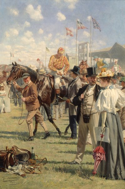 Kazanan (panelde yağ) by Hans W. Schmidt