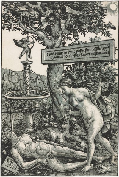 Pyramus ve Thisbe by Hans Wechtlin