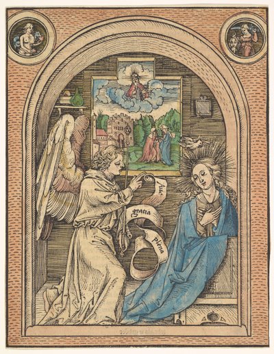 Müjde, 15. yüzyılın sonları ile 16. yüzyılın başlarında. by Hans Wechtlin the Elder