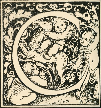 C - Bir Alfabe, Hans Weiditz, c1520-1521, 1908. by Hans Weiditz