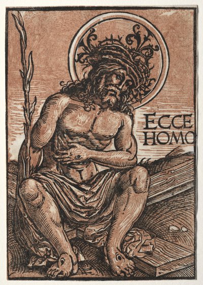 Çarmıhta Oturan Acıların Adamı, c. 1522. by Hans Weiditz