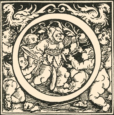 O - Bir Alfabe, Hans Weiditz, c1520-1521, 1908. by Hans Weiditz