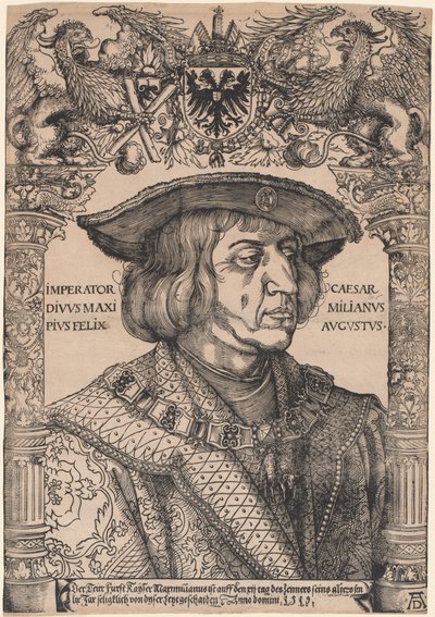 İmparator Maximilian I by Hans Weiditz, II, after Albrecht Dürer