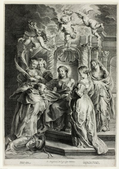 Bakire'den önce Aziz Ildefonso by Hans Witdoeck