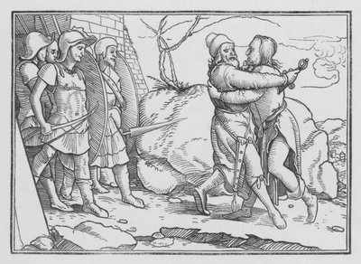 Amasa Joab Tarafından Öldürüldü, 2 Samuel XX, 10 by Hans after Holbein the Younger