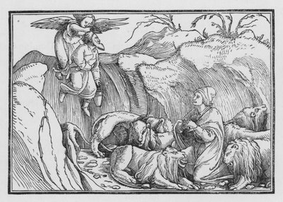 Aslanların İnindeki Daniel, Bel ve Ejderha I, 36 by Hans after Holbein the Younger