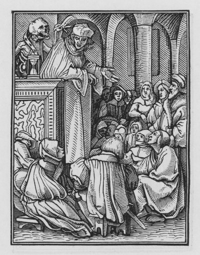Holbein'in Ölüm Dansı: Vaiz by Hans after Holbein the Younger