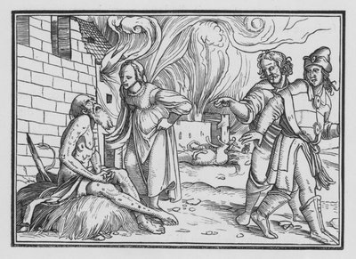 Eyüp Karısını Azarladı, II. İş, 9 by Hans after Holbein the Younger