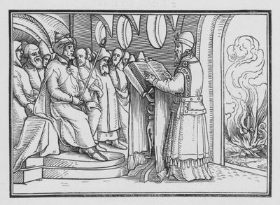 Josiah Putperestliği Yok Etme, 2 Kral XXIII, 2 by Hans after Holbein the Younger