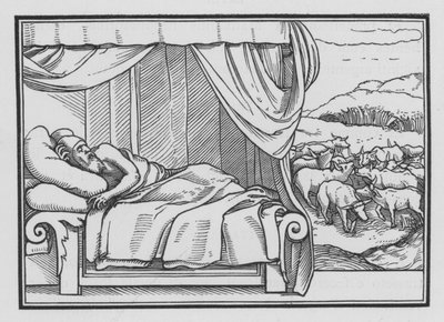Firavunlar İki Rüya, Genesis, XLI, 8 by Hans after Holbein the Younger