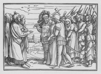 Midyanlılar Bozuldu ve Balam Öldürüldü, Sayılar XXXI, 9 by Hans after Holbein the Younger