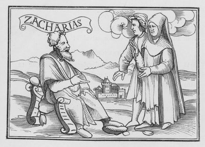 Zekeriya Tövbe Etmeyi Teşvik Eder, Zekeriya I, 3 by Hans after Holbein the Younger