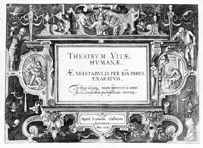 Johannes Wierix (1549-c.1618) tarafından oyulmuş 