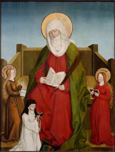 Aziz Perpetua ve Bazilika ve provost Magdalena Weinschenk ile Aziz Monika by Hans und Jakob Strüb