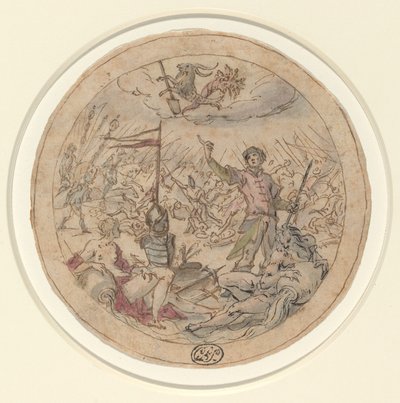 Türk Savaşları Üzerine Alegori by Hans von Aachen