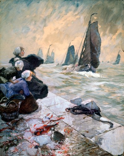 Balıkçıların Eşleri, 1896. by Hans von Bartels