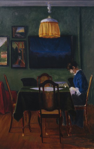 lamba ışığı ile by Harald Oscar Sohlberg