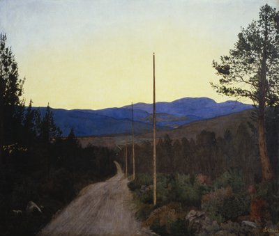 Ülke Başkanı, Köy Yolu by Harald Oscar Sohlberg