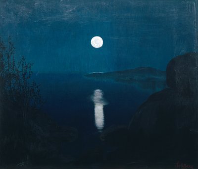 Ay ışığı by Harald Oscar Sohlberg
