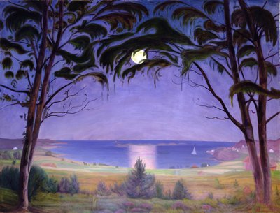 Ay Işığı, Nevlunghavn by Harald Oscar Sohlberg