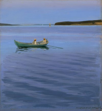 Pastoral gölde tekne turu by Harald Slott Moller