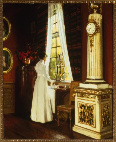 H.Slott-Möller, Sabah Kahvesi / Resim, 1914 by Harald Slott Moller
