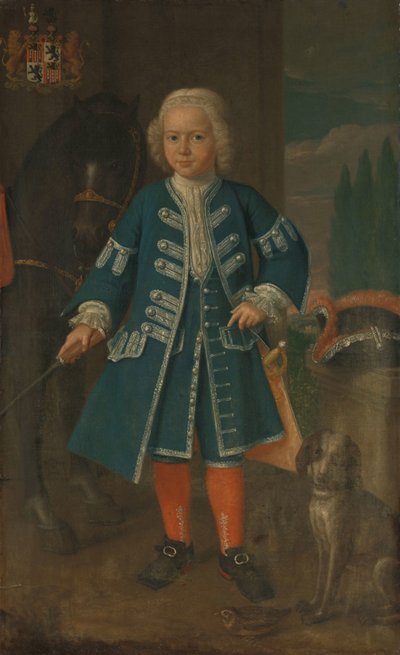 Babyloniënbroek Lordu Diederik van Hemert'in altı yaşındaki portresi by Harmanus Serin