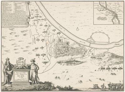 Plattegrond van Buda, 1686 Şehir Planı ve 1686