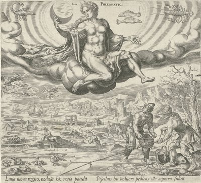Flegmatik mizaç Phlegmatians (nesne üzerindeki başlık) Dört mizaç by Harmen Jansz Muller