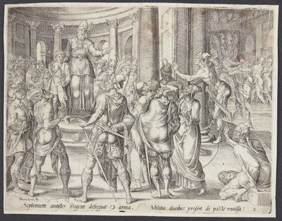 Joash orduya sunuldu by Harmen Jansz. Muller