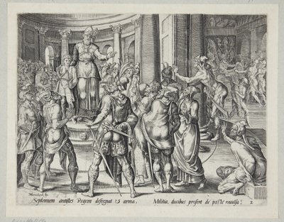 Joash orduya sunuldu by Harmen Jansz. Muller