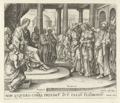 Susanna yaşlılar tarafından suçlandı yalancı şahitlik yapmayacaksın On Emir (dizi başlığı) by Harmen Jansz Muller