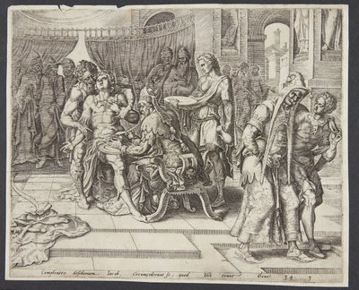 Şekem'in sünnet edilmesi by Harmen Jansz. Muller