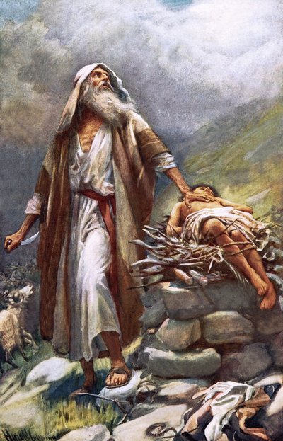 İbrahim ve İshak by Harold Copping