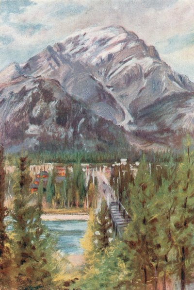 Cascade Dağı, Banff by Harold Copping