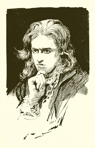Hamlet, düşünürken by Harold Copping