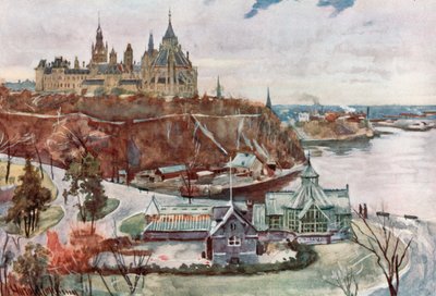 Parlamento Evleri, Ottawa by Harold Copping